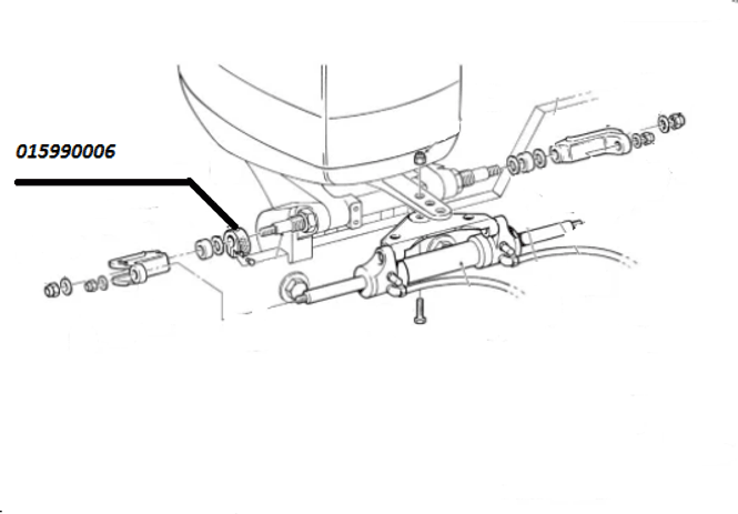 Hovedbilde Justeringsskrue SeaStar Sylindere HP6034