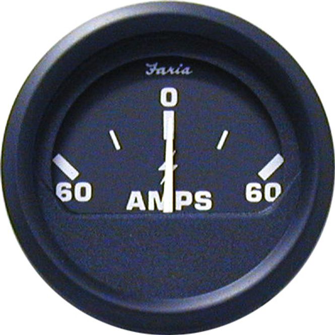 Hovedbilde FARIA Ampermeter 60-0-60 Amp