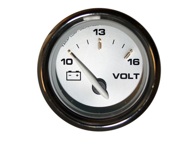 Hovedbilde FARIA Voltmeter 10-16 Volt (VP7102A)