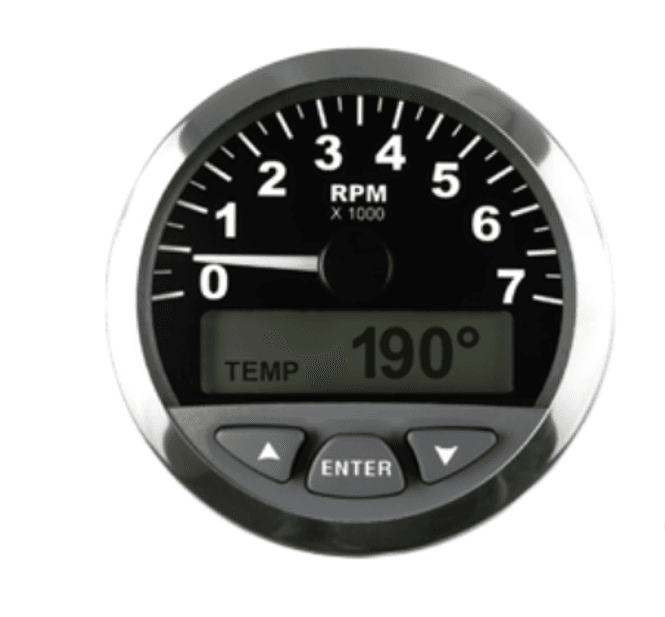 Hovedbilde Turteller LCD, 7000RPM, NMEA, Smartcraft, ...