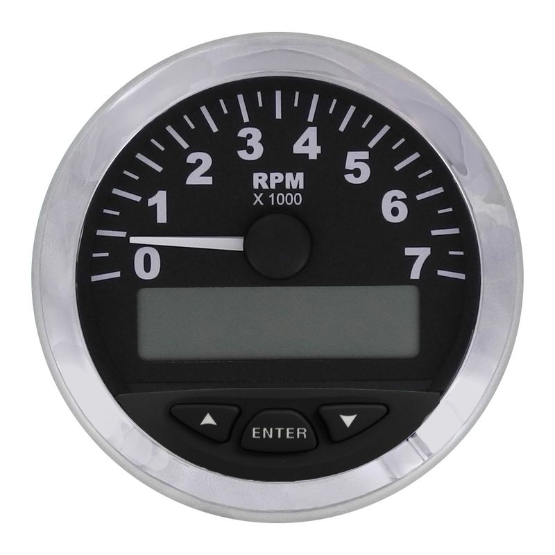 Turteller m/LCD t/ Suzuki, 7000RPM, NMEA, Veethree Matrix 3
