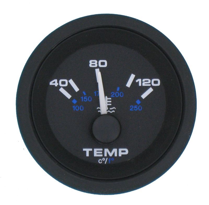 Vanntemperaturm?ler, 120-240F, VDO, Veethree Premier Pro 2