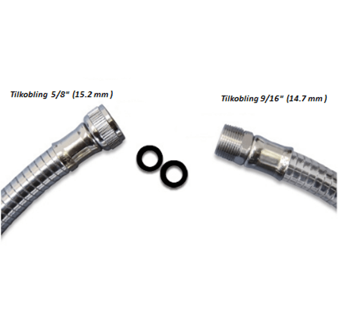 Hovedbilde Plast/Chr.slange 4 Meter 3/8 TP4038
