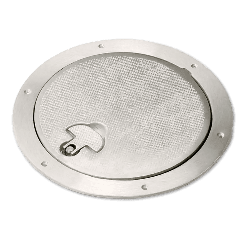 Bomar Dekkplate i aluminium, Rund - 248 mm | 10-7/16