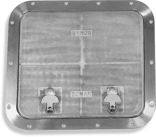 Hovedbilde Bomar Inspeksjonsluke i Aluminium, Rektangel - ...