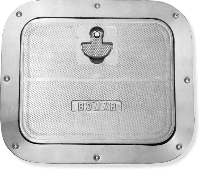 Hovedbilde Bomar Inspeksjonsluke i Aluminium, Rektangel - ...