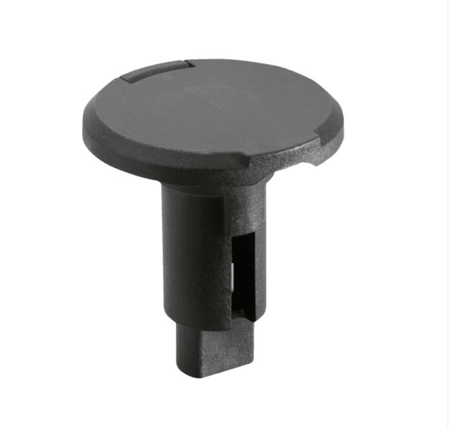 Hovedbilde Attwood Rund Lanternefot, 2-pin - Svart