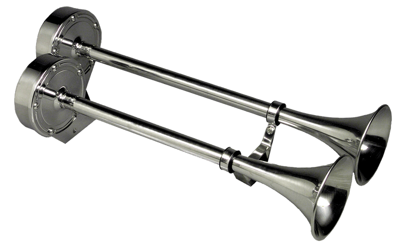 Ongaro dobbelt Trompethorn 12V, 10028
