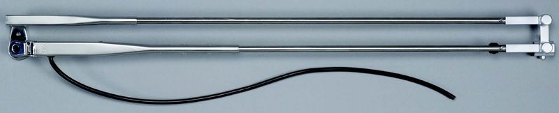 Pusserarm Parallell justerbar m/Spyledyse 66-76cm (26