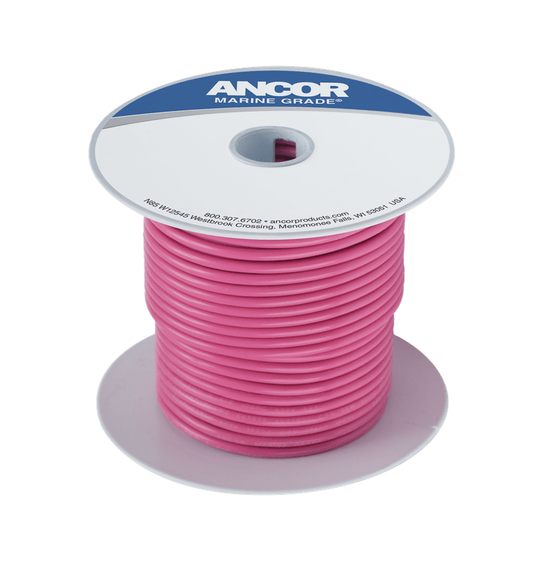 Fortinnet Marine Gradert Kobberkabel p? 3mm?, Rosa - 30m