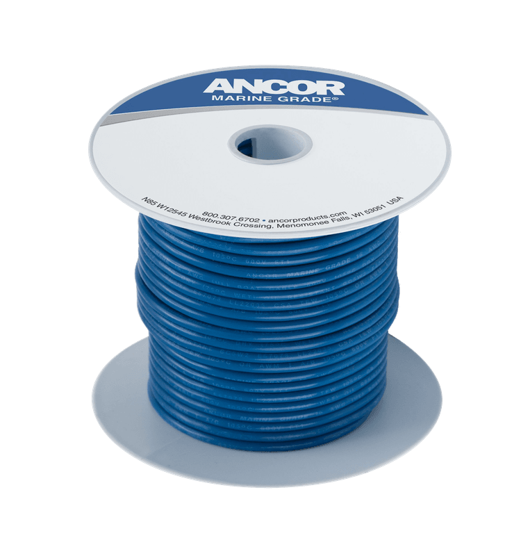 Fortinnet Marine Gradert Kobberkabel p? 5mm?, Bl? - 30m