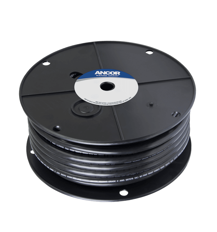 Fortinnet Marine Gradert Batterikabel p? 33mm?, Svart - 15m