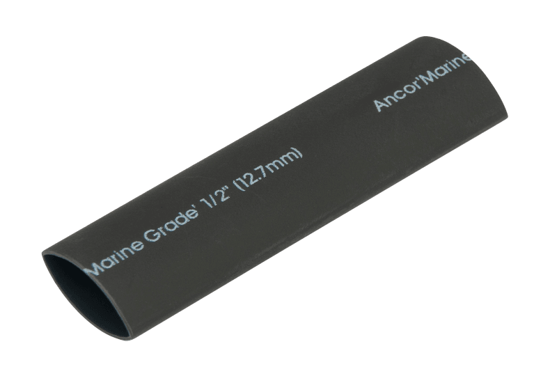 Krympestr?mpe med lim, XLPO, ?12.7mm x 1220mm, Svart - 1stk