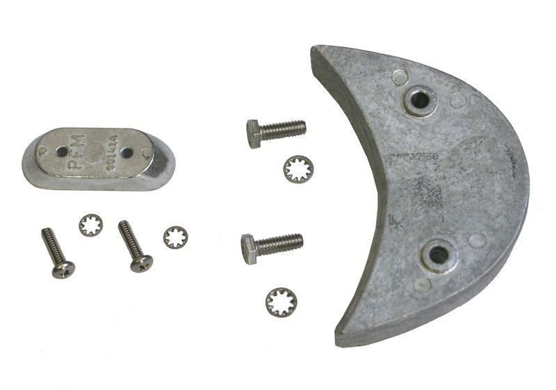 Johnson/Evinrude 90-225 Hk komplett Anodesett, Alu