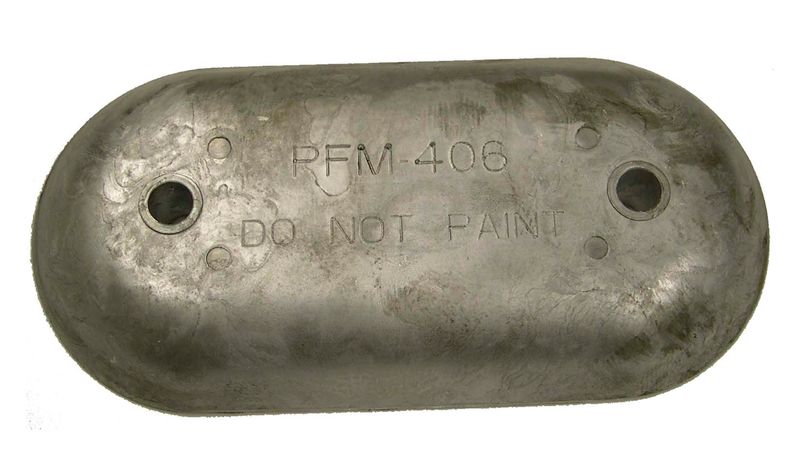 Skrog anode 0.7 kg, m/t?ringsindikator, Alu, h406a
