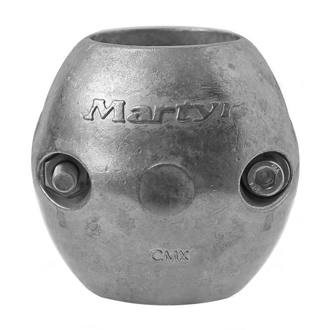 Hovedbilde Akselanode, eggformet, for 25mm aksel - Aluminium ...