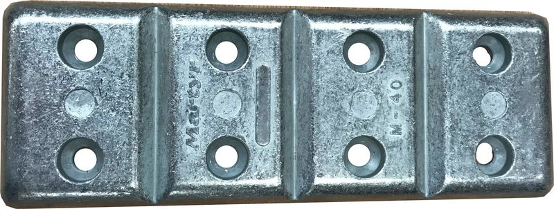 Skrog anode, 0.95 kg, Zink, CMM40