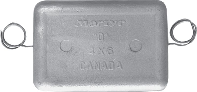 Skrog anode, 0.35 kg, Alu, CMPMWA