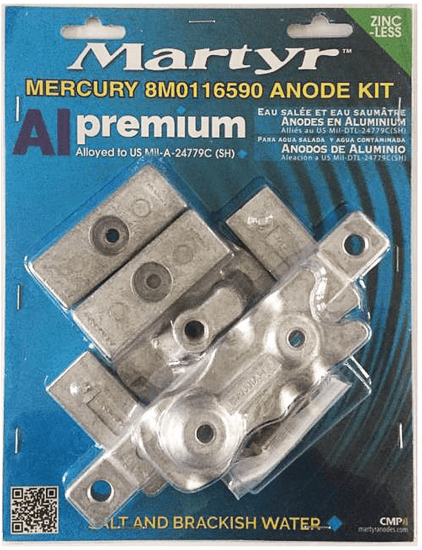 Mercury VERADO MMP Anodesett 8M0116590 Al