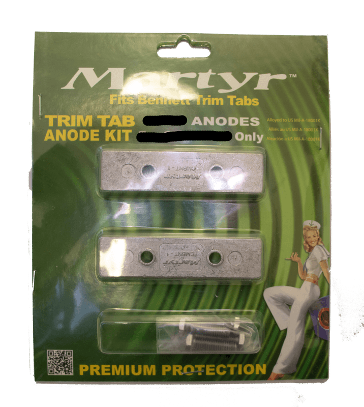 Bennett trimplan Anodesett - Aluminium