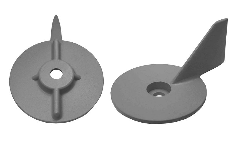 Trimfinne anode til Mercury 2.5-250 Hk, Zink 17264T2