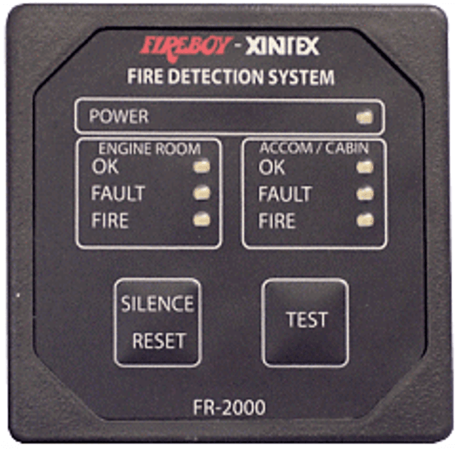 Hovedbilde FireBoy FR-2000 Brann alarm monitor 2 soner