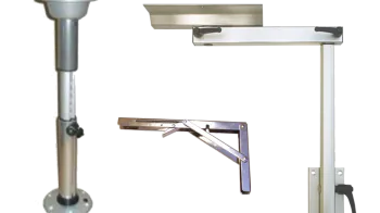 Hovedbilde Bord Søyler, Stativ og Braketter