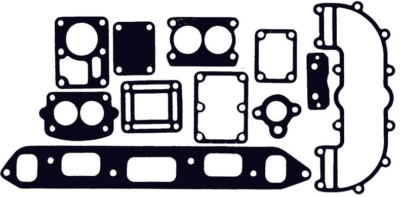 Eksos manifold pakning (Mercruiser), Erst: 27-35898A4