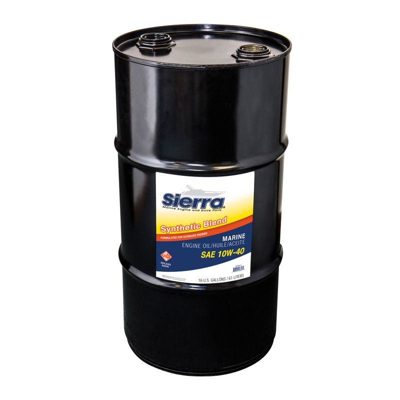 10W-40 Halvsyntetisk Marine Motorolje - 61L