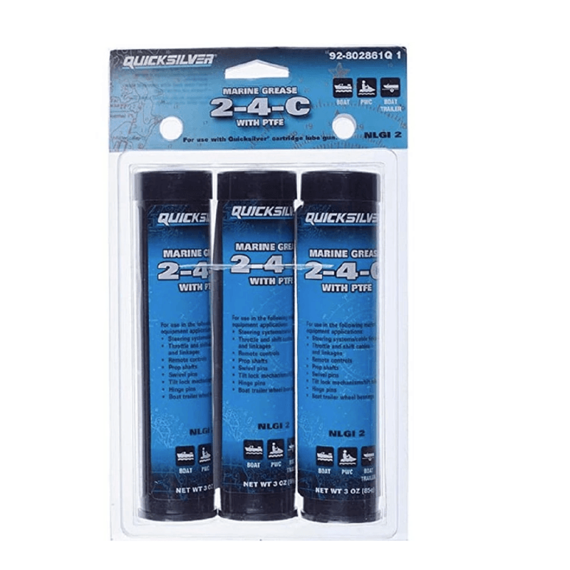 Marine-fett, 2-4-C, NLGI 2 med PTFE - 3x 85g | 3 oz