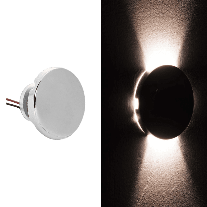 Hovedbilde LED Step/d?rk Lys, Rund, Toveis lysstr?le