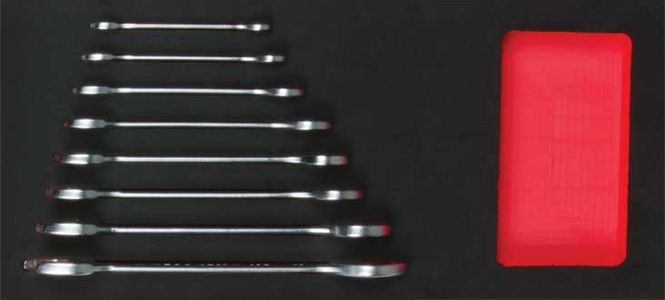 Hovedbilde Fastn?kkel ?pen,dobbel 8 deler, modul