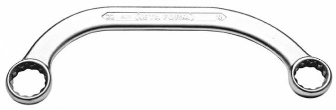 Hovedbilde Fastn?kkel, halvm?ne, 14+17 mm metrisk