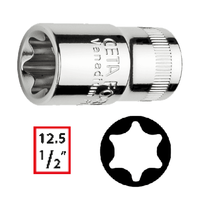Hovedbilde 1/2? pipe, E-TORX E22