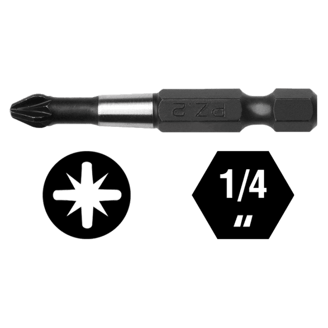 Hovedbilde Bits, Philips PZ3, 50mm High Torque