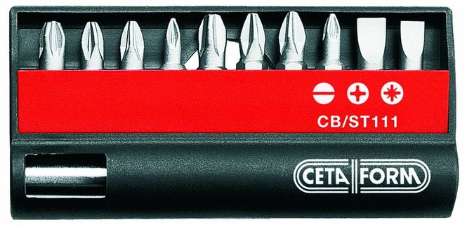 Hovedbilde Bitssett - Flat, PH, PZ - 11 deler med 1/4