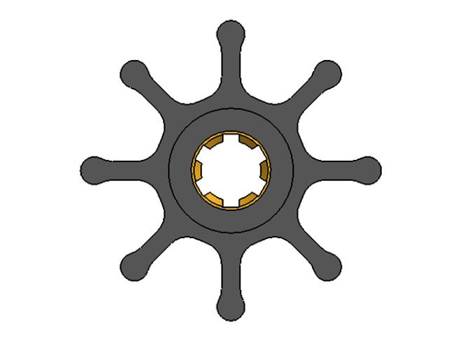 Hovedbilde JMP Impellersett, Dia: 65 mm