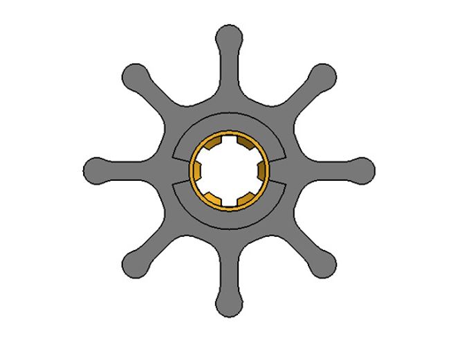 Hovedbilde JMP Impellersett, Dia: 65 mm